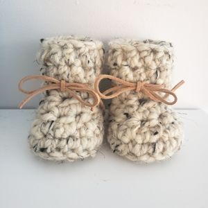 NEW handmade baby booties
